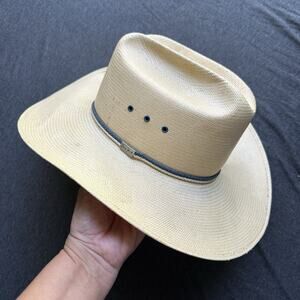 Resistol Self Conforming 5 Star Panama Western Cowboy Straw Hat